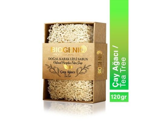 Biogeniq Çay Ağacı Kabak Lifli Sabun 120 gr