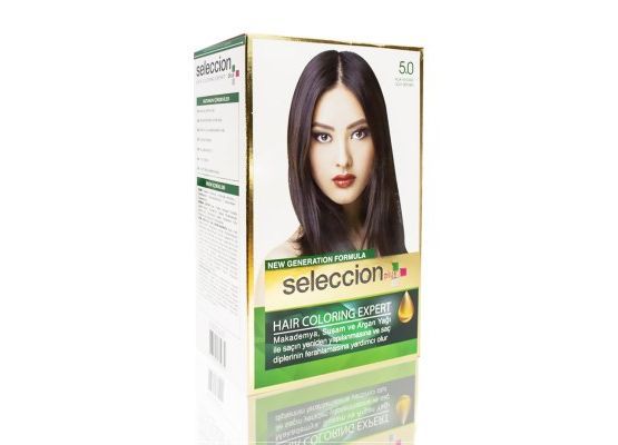 Seleccion Plus Ultra Parlaklik Sağlayan Kalici Saç Boyasi 5.0 Acik Kestane