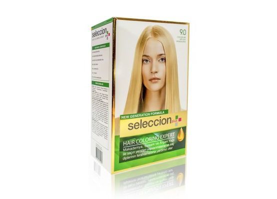 Seleccion Plus Ultra Parlaklik Sağlayan Kalici Saç Boyasi 9.0 Cok Acik Sari