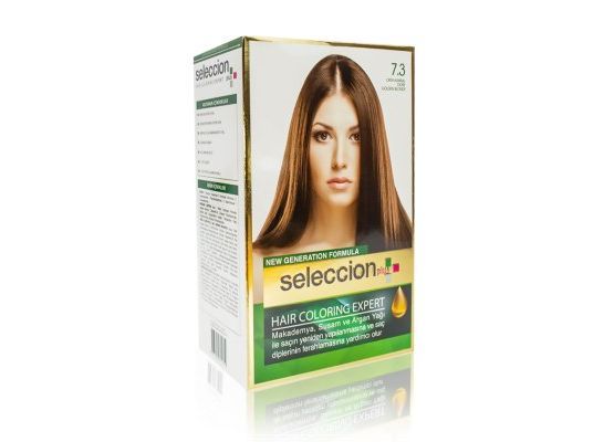 Seleccion Plus Ultra Parlaklik Sağlayan Kalici Saç Boyasi 7.3 Orta Kumral Dore
