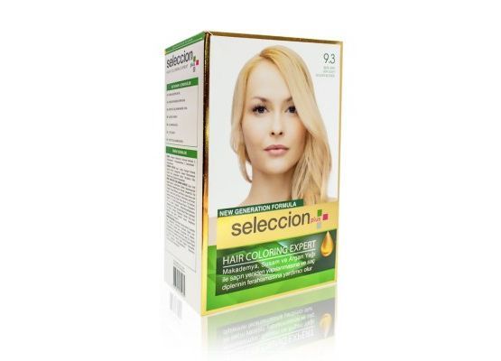 Seleccion Plus Ultra Parlaklik Sağlayan Kalici Saç Boyasi 9.3 isiltili Sari