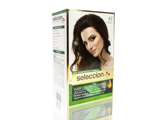 Seleccion Plus Ultra Parlaklik Sağlayan Kalici Saç Boyasi 4.7 Altin Kahve