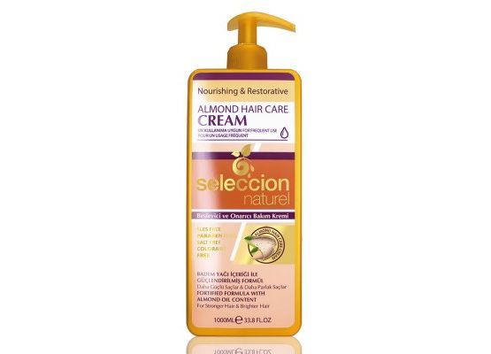 Seleccion Naturel 1000Ml Sac Kremi Badem Yagi Ozlu