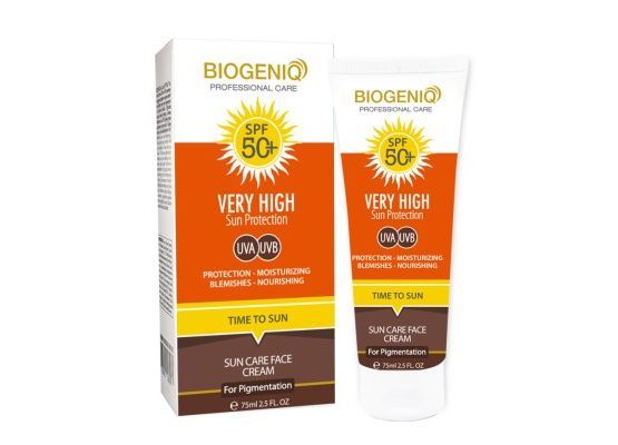 Biogeniq Professional Care High Sun Prptetection SPF 50 Sun Care Cream 75 Ml Leke Karşiti