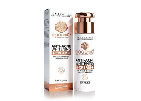 Biogeniq Anti-Akne Beyazlatıcı Cilt Bakım Kremi 50ML