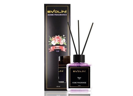 Evolini Bambu Çubuklu Oda Kokusu Gül 120 ML