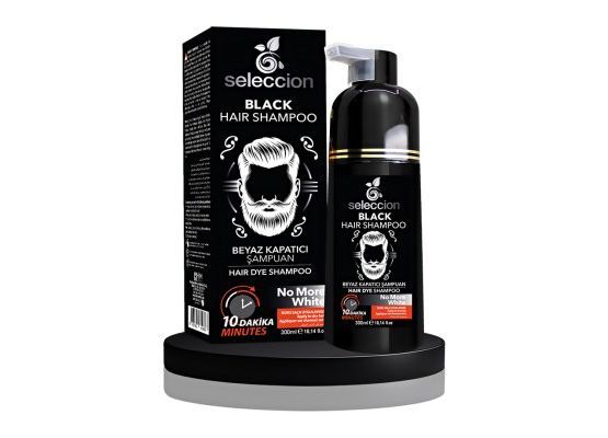 Seleccion Haır Shampoo Black 300 ML