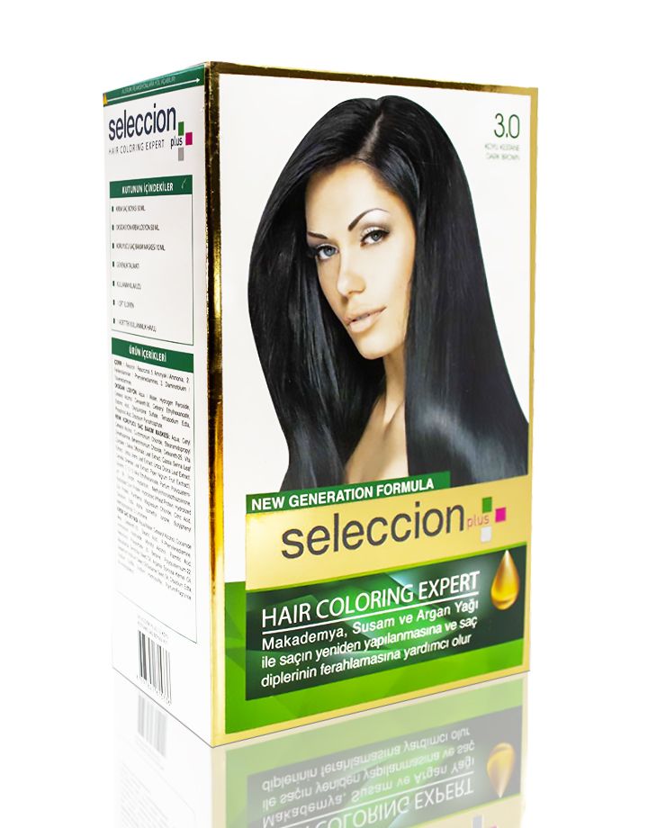 Seleccion Plus Ultra Parlaklik Sağlayan Kalici Saç Boyasi 3.0 Koyu Kestane
