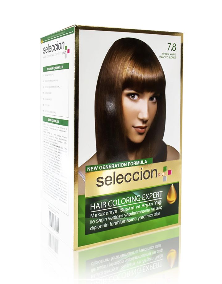 Seleccion Plus Ultra Parlaklik Sağlayan Kalici Saç Boyasi 7.8 Tropikal Kahve