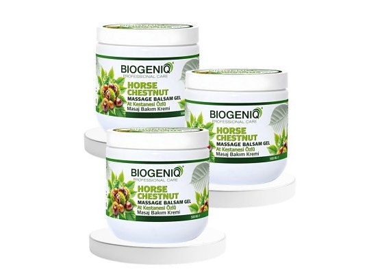 3 Adet Kampanyalı Biogeniq 500 Ml At Kestanesi Yoğun Bakım Kremi