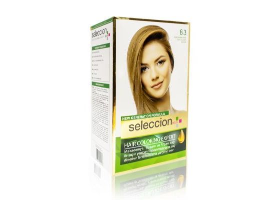 Seleccion Plus Ultra Parlaklik Sağlayan Kalici Saç Boyasi 8.3 Acik Kumral Dore