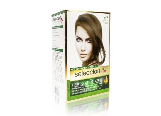 Seleccion Plus Ultra Parlaklik Sağlayan Kalici Saç Boyasi 6.7 Findik Kabugu