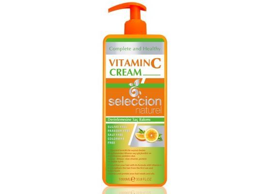 Seleccion Naturel 1000Ml Vitamin C Cream Derİnlemesİne Saç Bakim Kremİ