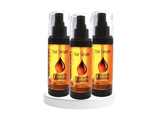 3 Adet Kampanyalı Seleccion Naturel Hair Serum 150 Ml Oil Keratın & Argan