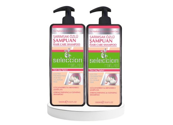 2 Adet Kampanyalı Seleccion Naturel 1000Ml Şampuan Sarımsak