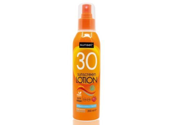 Sunset 30 spf Sunscreen LOTION 200ml