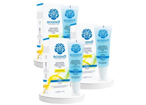 3 Adet Kampanyalı Biogeniq Anında Etkili Wonder Peeling Jel 75 Ml