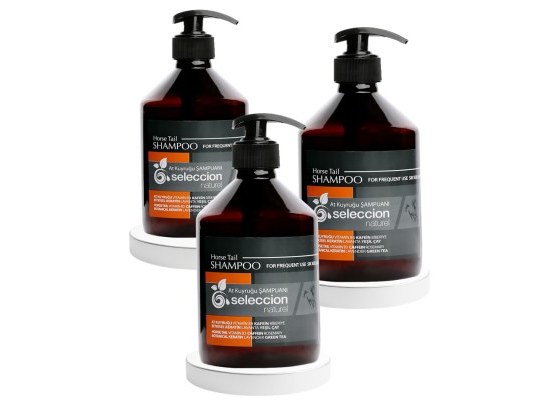 3 Adet Kampanyalı Seleccion Naturel 500Ml At Kuyruğu Şampuan