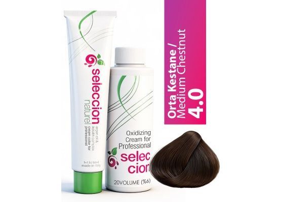 Seleccion Naturel Color 60Ml 4.0 Orta Kestane