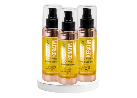 3 Adet Kampanyalı Seleccion Naturel Hair Care Serum 125 ml Keratin