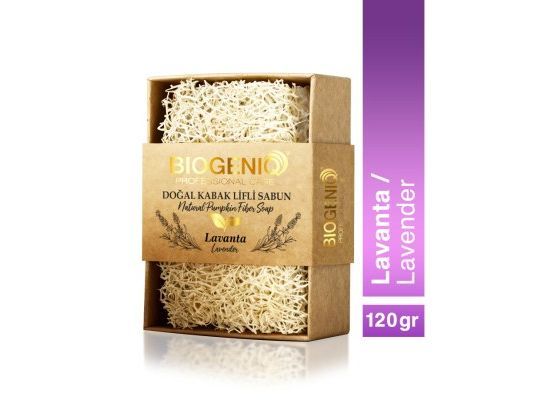 Biogeniq Lavanta Kabak Lifli Sabun 120 gr