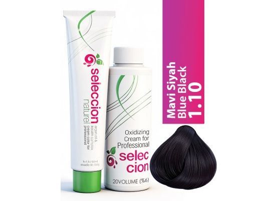 Seleccion Saç Boyası 60 Ml 1.10 Mavi Siyah