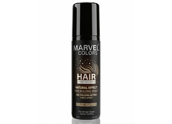 Marvel Colors Saç Dolgunlaştırıcı Fiber Sprey Dark Brown/ Koyu Kahve 150 ml.
