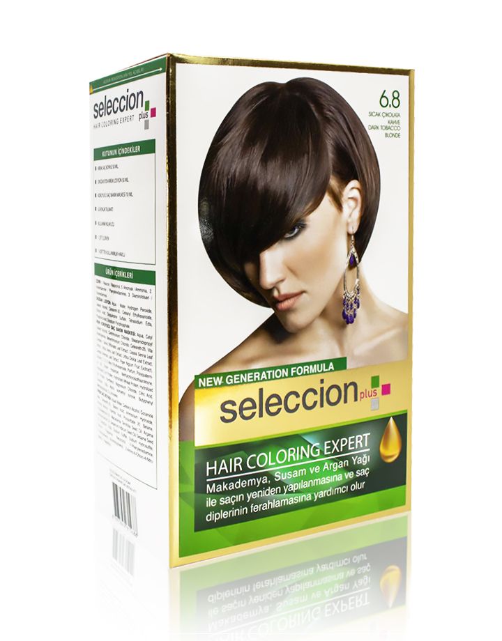 Seleccion Plus Ultra Parlaklik Sağlayan Kalici Saç Boyasi 6.8 Sicak Cikolata Kahve