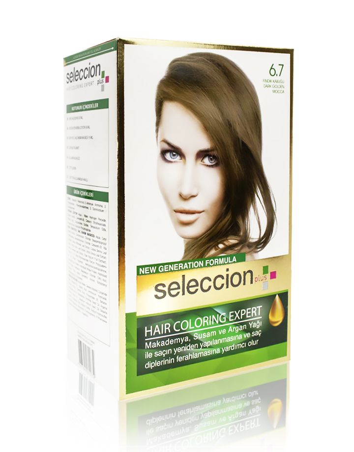 Seleccion Plus Ultra Parlaklik Sağlayan Kalici Saç Boyasi 6.7 Findik Kabugu