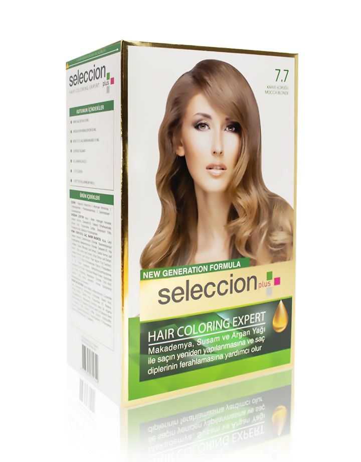 Seleccion Plus Ultra Parlaklik Sağlayan Kalici Saç Boyasi 7.7 Kahve Kopugu