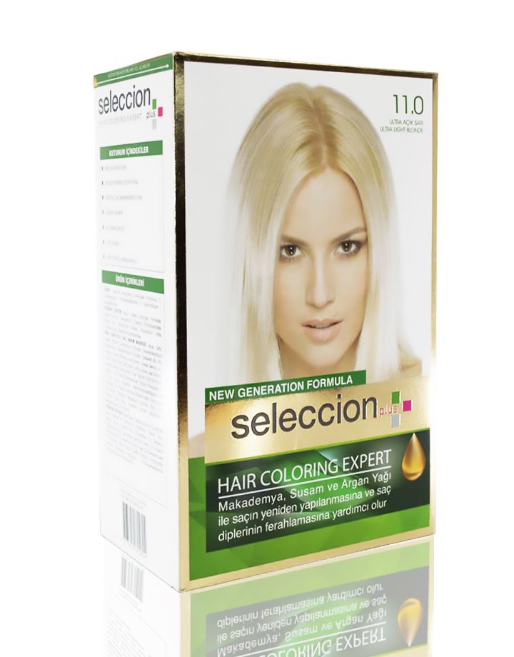 Seleccion Plus Ultra Parlaklik Sağlayan Kalici Saç Boyasi 11.0 Ultra Acik Sari